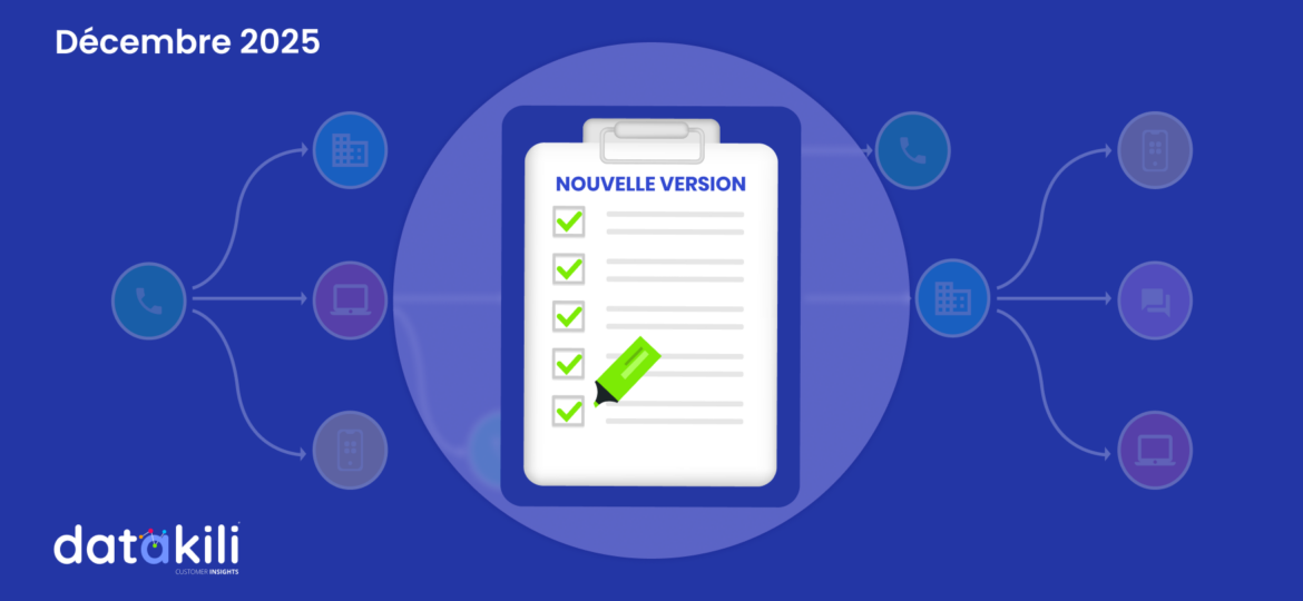 Nouvelle version Datakili – Décembre 2025 CX augmentée | Optimisation IA | Guidage décisionnel